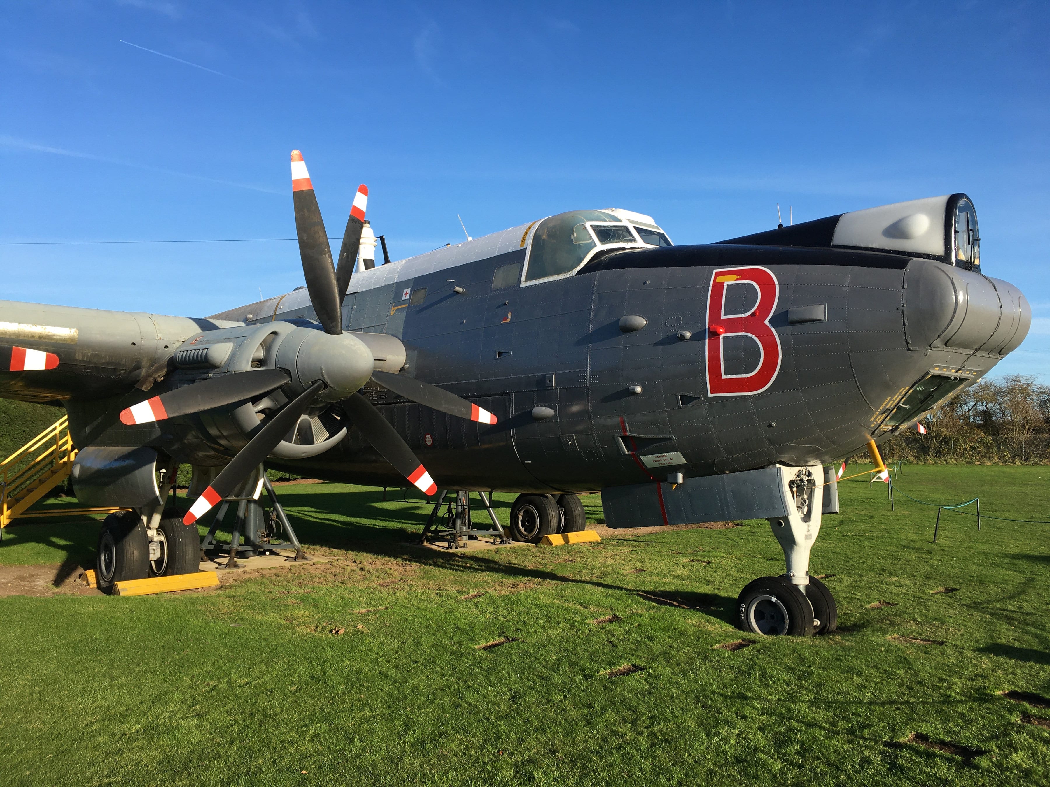 The repainted Avro Shackleton, WR977