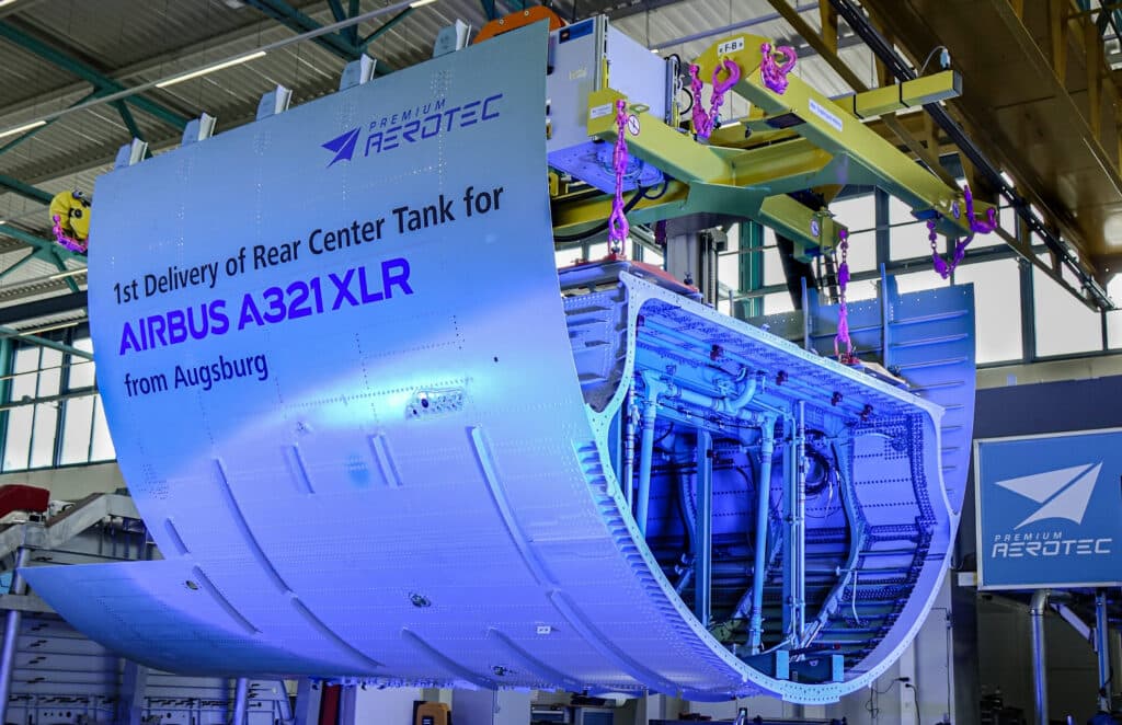 New rear centre tank of the Airbus A321XLR